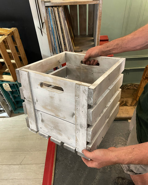 Retro Record Crate