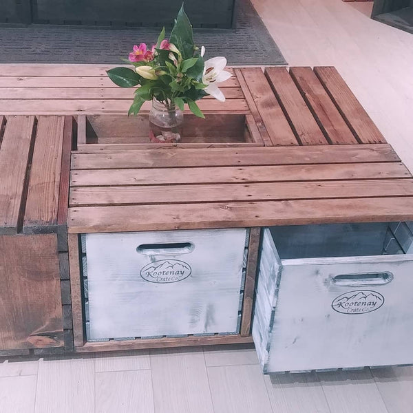 Deluxe Coffee Table - Your choice of Wheels or 2" Feet