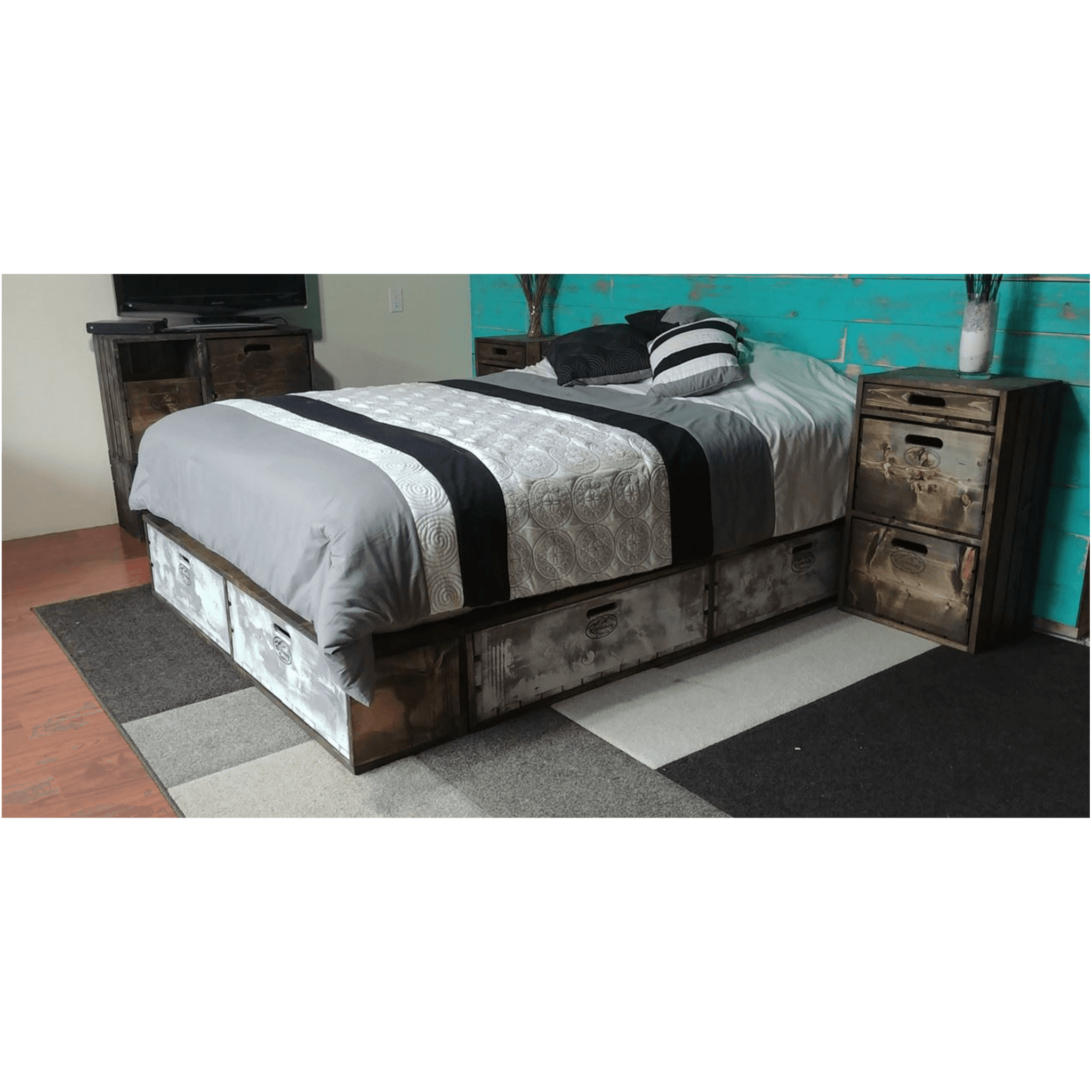 Rustic Storage Beds - NOW AVAILABLE FOR ORDER - 3 TO 4 WEEK COMPLETION